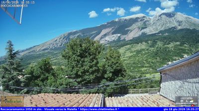immagine della webcam nei dintorni di Campo di Giove: webcam Roccacaramanico