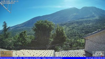immagine della webcam nei dintorni di Roccacaramanico: webcam Sant'Eufemia a Maiella