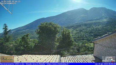 immagine della webcam nei dintorni di Serramonacesca: webcam Sant'Eufemia a Maiella