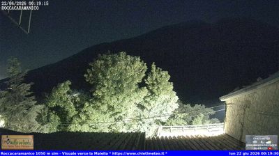 immagine della webcam nei dintorni di Rocca Pia: webcam Roccacaramanico