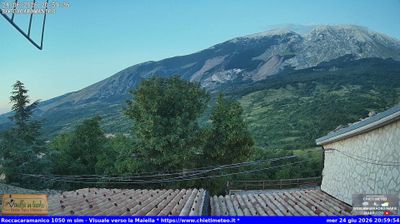 immagine della webcam nei dintorni di Pretoro: webcam Sant'Eufemia a Maiella