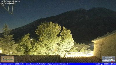 immagine della webcam nei dintorni di Sant'Eufemia a Maiella: webcam Roccacaramanico