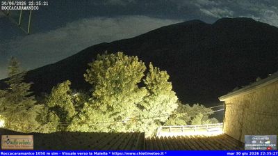 immagine della webcam nei dintorni di Salle: webcam Sant'Eufemia a Maiella