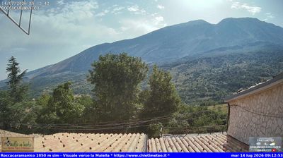 immagine della webcam nei dintorni di Altino: webcam Sant'Eufemia a Maiella