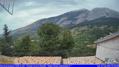 immagine della webcam nei dintorni di Cansano: webcam Roccacaramanico