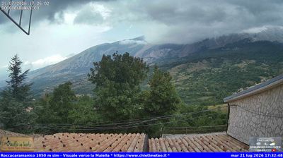 immagine della webcam nei dintorni di Sant'Eufemia a Maiella: webcam Roccacaramanico