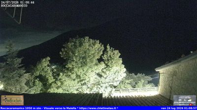 immagine della webcam nei dintorni di Rapino: webcam Sant'Eufemia a Maiella