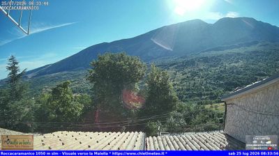 immagine della webcam nei dintorni di Campo di Giove: webcam Roccacaramanico