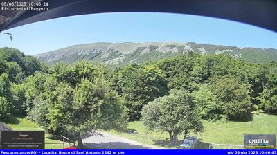 immagine della webcam nei dintorni di Ortona dei Marsi: webcam Rocca Pia