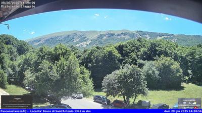 immagine della webcam nei dintorni di Pacentro: webcam Rocca Pia