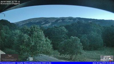 immagine della webcam nei dintorni di Ortona dei Marsi: webcam Rocca Pia