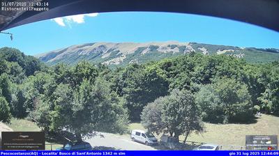 immagine della webcam nei dintorni di Bisegna: webcam Rocca Pia