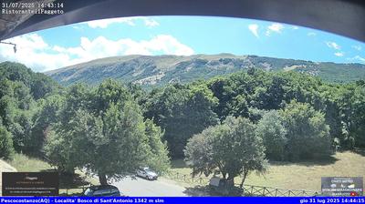 immagine della webcam nei dintorni di Capracotta: webcam Rocca Pia