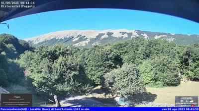 immagine della webcam nei dintorni di Pettorano sul Gizio: webcam Rocca Pia