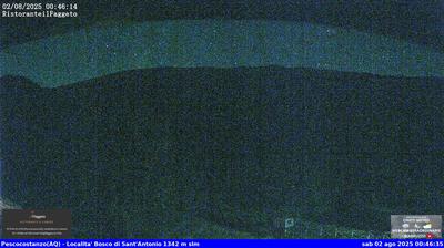 immagine della webcam nei dintorni di Ortona dei Marsi: webcam Rocca Pia
