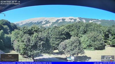 immagine della webcam nei dintorni di Pizzoferrato: webcam Rocca Pia