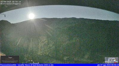 immagine della webcam nei dintorni di Civitella Alfedena: webcam Rocca Pia
