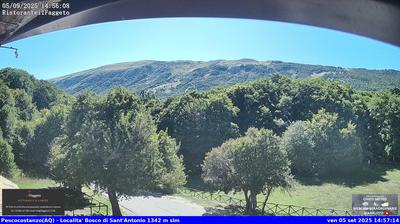 immagine della webcam nei dintorni di Campo di Giove: webcam Rocca Pia