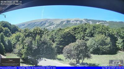 immagine della webcam nei dintorni di Ortona dei Marsi: webcam Rocca Pia