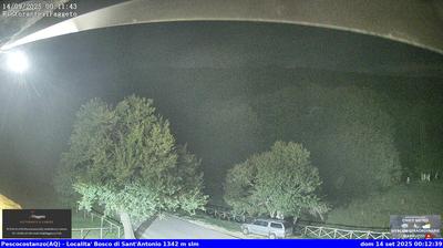 immagine della webcam nei dintorni di Capracotta: webcam Rocca Pia