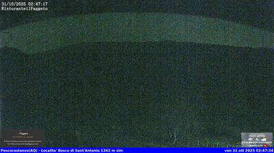 immagine della webcam nei dintorni di Pettorano sul Gizio: webcam Rocca Pia