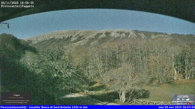 immagine della webcam nei dintorni di Civitella Alfedena: webcam Rocca Pia