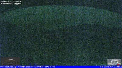 immagine della webcam nei dintorni di Ortona dei Marsi: webcam Rocca Pia