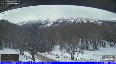 immagine della webcam nei dintorni di Rionero Sannitico: webcam Rocca Pia
