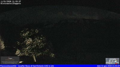 immagine della webcam nei dintorni di Pacentro: webcam Rocca Pia