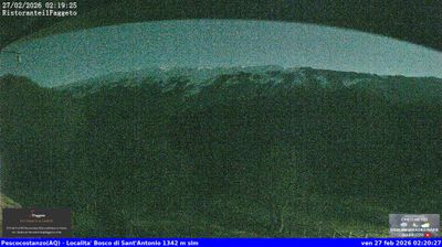 immagine della webcam nei dintorni di Sant'Eufemia a Maiella: webcam Rocca Pia