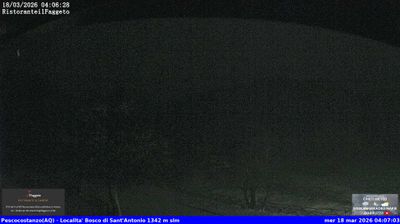 immagine della webcam nei dintorni di Pettorano sul Gizio: webcam Rocca Pia