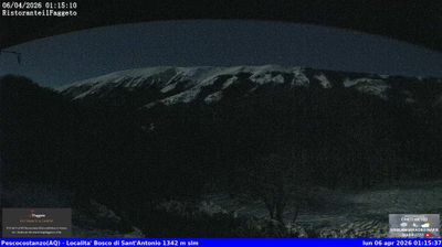 immagine della webcam nei dintorni di Caramanico Terme: webcam Rocca Pia