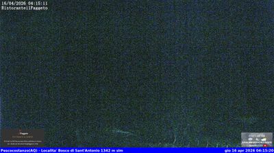 immagine della webcam nei dintorni di Sant'Eufemia a Maiella: webcam Rocca Pia