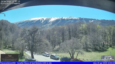immagine della webcam nei dintorni di Pacentro: webcam Rocca Pia