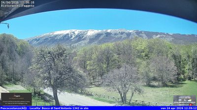 immagine della webcam nei dintorni di Rivisondoli: webcam Rocca Pia