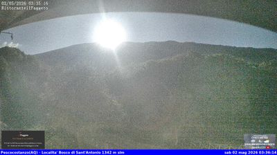 immagine della webcam nei dintorni di Acquaviva d'Isernia: webcam Rocca Pia