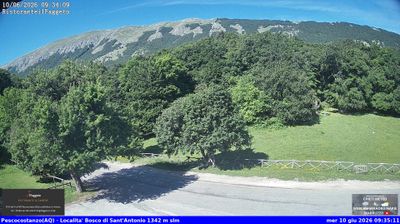 immagine della webcam nei dintorni di Rionero Sannitico: webcam Rocca Pia