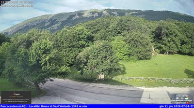 immagine della webcam nei dintorni di Rionero Sannitico: webcam Rocca Pia