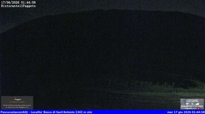 immagine della webcam nei dintorni di Rionero Sannitico: webcam Rocca Pia
