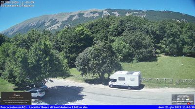 immagine della webcam nei dintorni di Ortona dei Marsi: webcam Rocca Pia