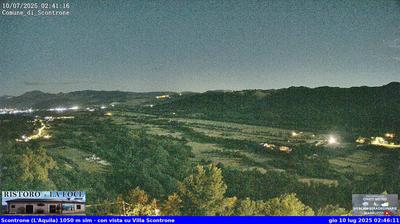 immagine della webcam nei dintorni di Monte Pratello: webcam Scontrone