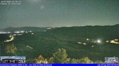 immagine della webcam nei dintorni di San Donato Val di Comino: webcam Scontrone