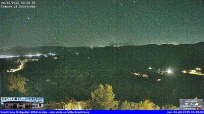 immagine della webcam nei dintorni di San Donato Val di Comino: webcam Scontrone