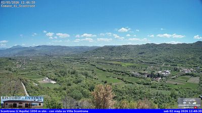 immagine della webcam nei dintorni di Castel di Sangro: webcam Scontrone
