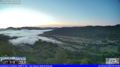 immagine della webcam nei dintorni di San Donato Val di Comino: webcam Scontrone