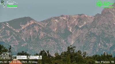 immagine della webcam nei dintorni di Rocca di Cambio: webcam Casale San Nicola (alto)