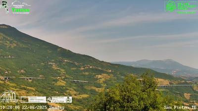 immagine della webcam nei dintorni di Isola del Gran Sasso d'Italia: webcam Casale San Nicola (alto)