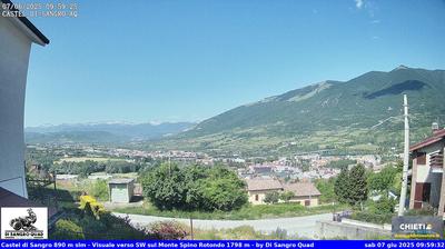 immagine della webcam nei dintorni di Rocca Pia: webcam Castel di Sangro