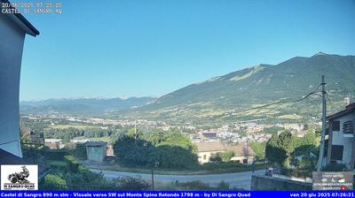 immagine della webcam nei dintorni di Rocca Pia: webcam Castel di Sangro