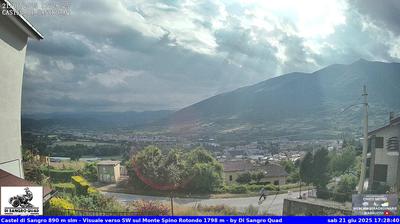 immagine della webcam nei dintorni di Civitella Alfedena: webcam Castel di Sangro